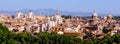 Panoramic Rome cityscape Royalty Free Stock Photo