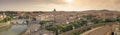 Panoramic of Rome at Sunset Royalty Free Stock Photo