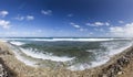 Panoramic of Saint Martin, Sint Maarten: Caribbean Beaches Royalty Free Stock Photo