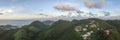 Panoramic of Saint Martin, Sint Maarten: Caribbean Beaches Royalty Free Stock Photo