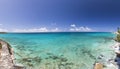 Panoramic of Saint Martin, Sint Maarten: Caribbean Beaches Royalty Free Stock Photo