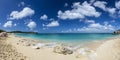 Panoramic of Saint Martin, Sint Maarten: Caribbean Beaches Royalty Free Stock Photo