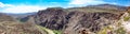 Panoramic shot of Big Bend Ranch State Park in Rio Grande, Texas Royalty Free Stock Photo