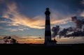 Lighthouse at Dawn Royalty Free Stock Photo
