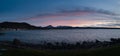 Panoramic shot of the early morning at the Torridon village, Highlands, Scotland