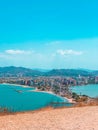 Panoramic shot of the Joao Pessoa touristic city in the northwest of Brazil