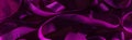 Panoramic shot of messy purple stips in shadow on purple background.