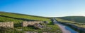 Panoramic shot of Serras de Aire e Candeeiros Natural Park in Portugal