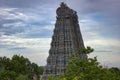 Panoramic shot of the Sri Meenakshi temple, Madurai, Tamil Nadu, India Royalty Free Stock Photo