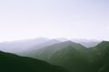 Panoramic shot of the Tatry Mountains