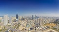 Panoramic Shot Of Tel Aviv And Ramat Gan Skyline Royalty Free Stock Photo