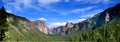 Panoramic Shot of Tunnel View Royalty Free Stock Photo
