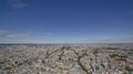Panoramic sight of Paris at summer day