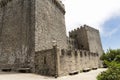 Panoramic Sights of Di Balio Towers Torri di Balio in Erice, Sicily, Italy.