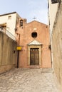 Panoramic Sights of The Holy Mary of the Rosary Church Chiesa di Maria SS. del Rosario in Castellammare del Golfo, Province of T