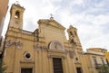 Panoramic Sights of St. Anthony of Padua Church Chiesa di S. Antonio di Padova in Castellammare del Golfo, Province of Trapani,