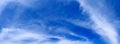 Panoramic sky and cloud summer time beautiful background Royalty Free Stock Photo