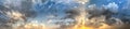 Panoramic sky view Royalty Free Stock Photo