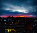 Panoramic Skyline at Dawn