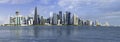 The Panoramic skyline of Doha, Qatar skyline day time