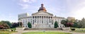 Panoramic of the South Carolina State House in Columbia, SC