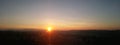 Panoramic sunrise