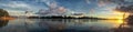 The Panoramic Sunset of Lake Marion