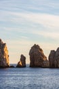 Panoramic sunset at Land`s End in Cabo San Lucas, Mexico Royalty Free Stock Photo