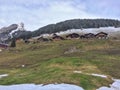 Panoramic Swiss Valley