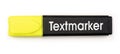 Panoramic Textmarker Royalty Free Stock Photo