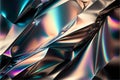 Panoramic texture image of shiny metallic, abstract, textures