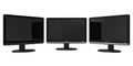 Panoramic TFT display Royalty Free Stock Photo