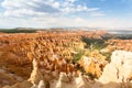 Panoramic top view on Bryce Canyon National Park Royalty Free Stock Photo