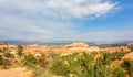 Panoramic top view on Bryce Canyon National Park Royalty Free Stock Photo