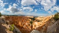 Panoramic top view on Bryce Canyon National Park Royalty Free Stock Photo