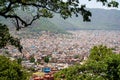 Panoramic top view of Katmandu city, Nepal