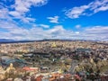 The Panoramic Top View Of Motley Historic Part Of Tbilisi, Georgia In Summer. Royalty Free Stock Photo