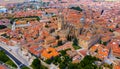 Panoramic top view of Salamanca