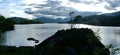 Panoramic of Upper Lake, Killarney National Park Royalty Free Stock Photo