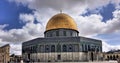 A panoramic veiw of Jerusalem showing the Dome of the Rock