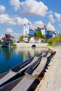 Panoramic view of Aarburg Castle, Kanton Aargau, Switzerland Royalty Free Stock Photo