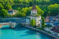 Bridge and old town of Bern, Switzerland Royalty Free Stock Photo