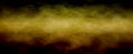 Panoramic view of the abstract fog or smoke move on black background. White cloudiness, mist or smog background Royalty Free Stock Photo