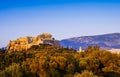 The Panoramic View of Acropolis and Parthenon Royalty Free Stock Photo