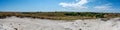 Panoramic view across the Ashfall Fossil Beds State Historical Park in Antelope County, Nebraska Royalty Free Stock Photo