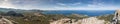 Panoramic view across Calvi Bay and Revellata in Corsica Royalty Free Stock Photo