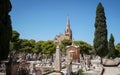 Panoramic view of Addolorata Cemetery