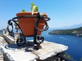 Panoramic view of Aegean Sea Royalty Free Stock Photo