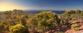 Panoramic view of Aegina Island, Greece