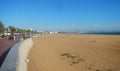 Panoramic view of Agadir beach, Morocco Royalty Free Stock Photo